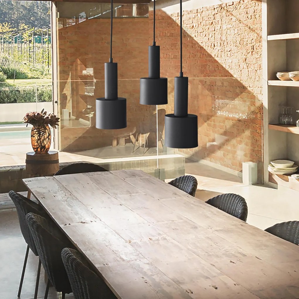 Lustra, Pendul design modern HOLLY SP1 NERO 231563 IDL