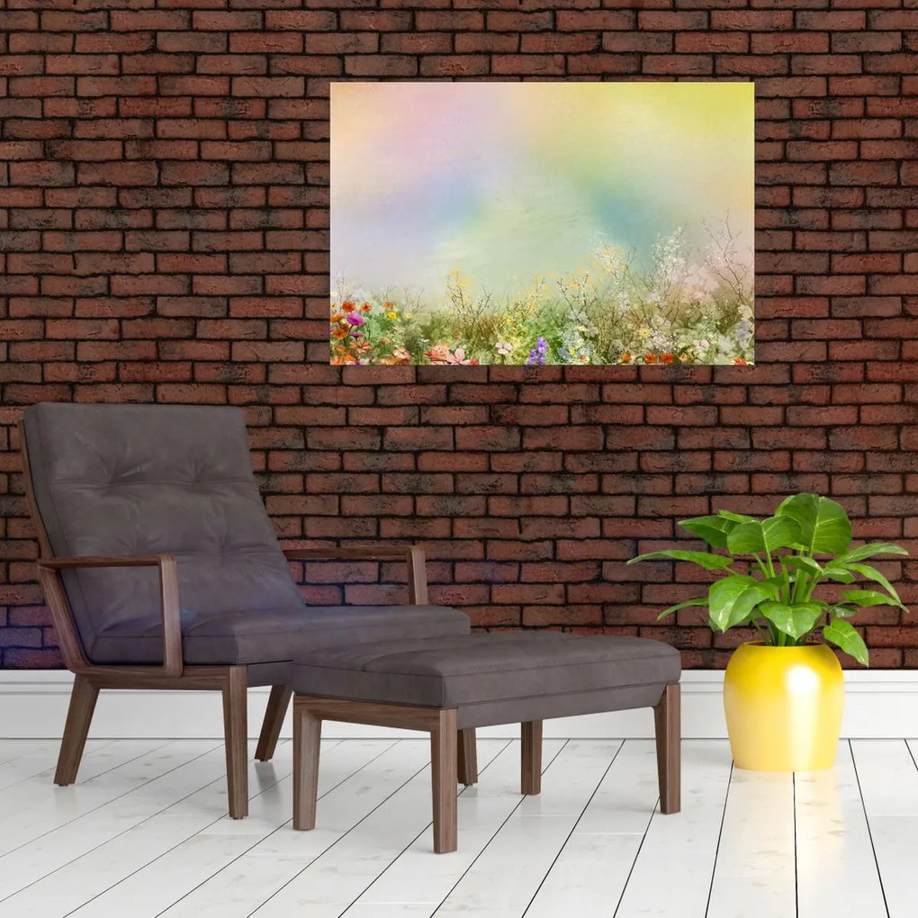 Tablou - Pajiște pictată 2 (90x60 cm)