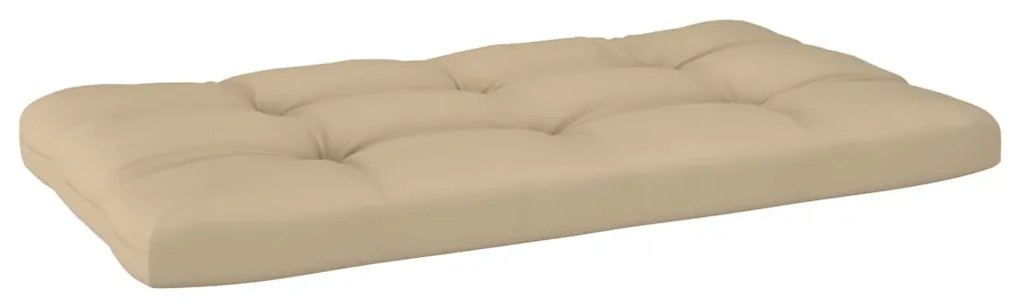 Canapea din paleti cu 2 locuri, cu perne, lemn pin gri tratat Bej, Canapea cu 2 locuri, Gri, 1