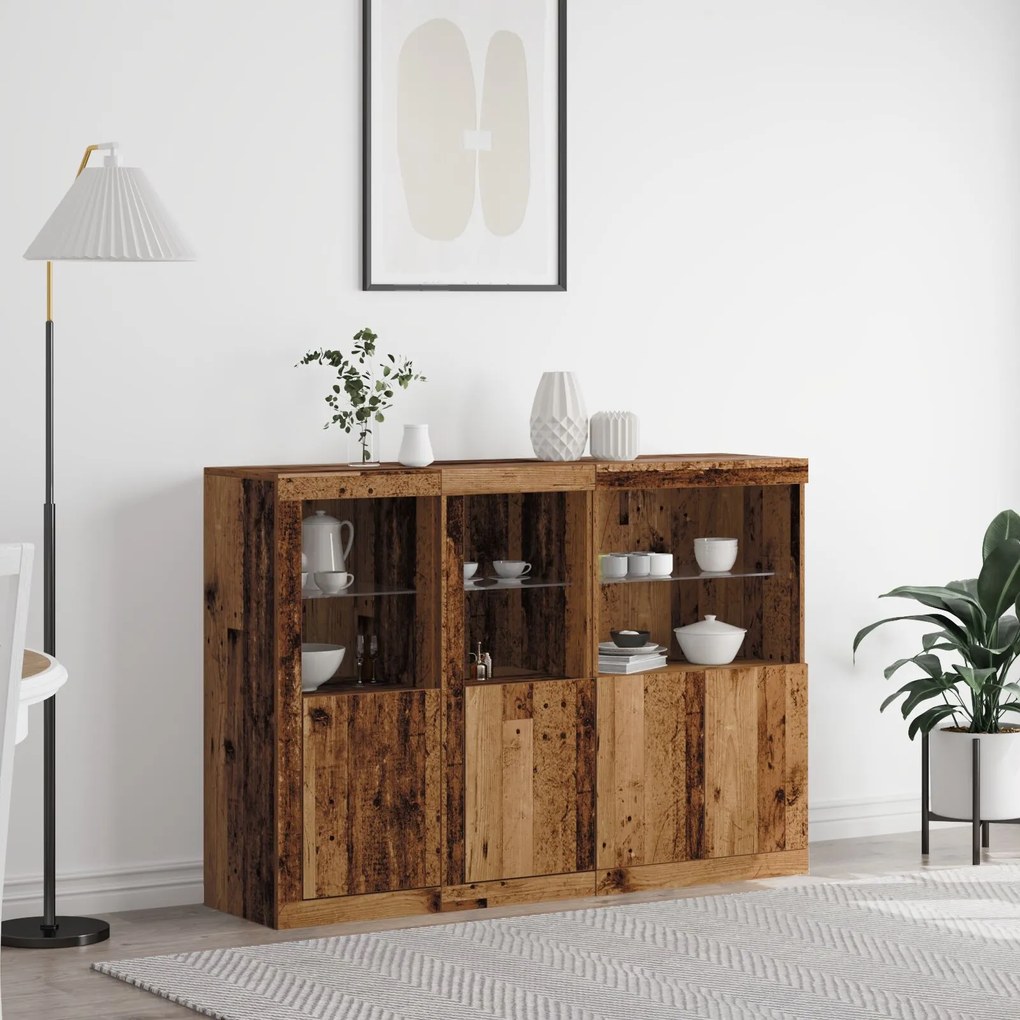 vidaXL Bufet Lemn vechi 142.5 x 37 x 100 cm Lemn compozit