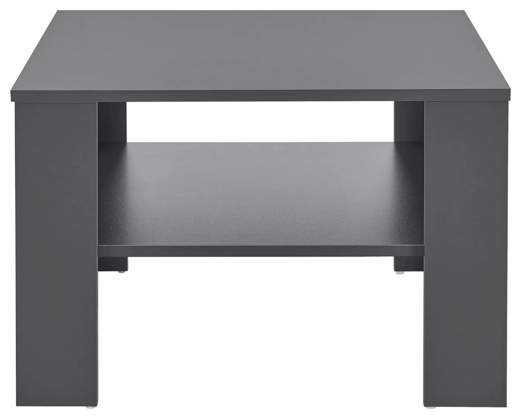 Juskys Masuta de cafea 60x60cm - gri inchis