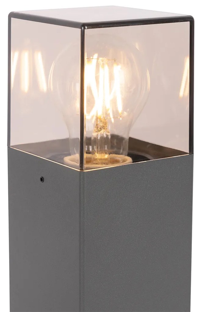 Lampă de exterior modernă în picioare 30 cm gri închis IP44 - Danemarca