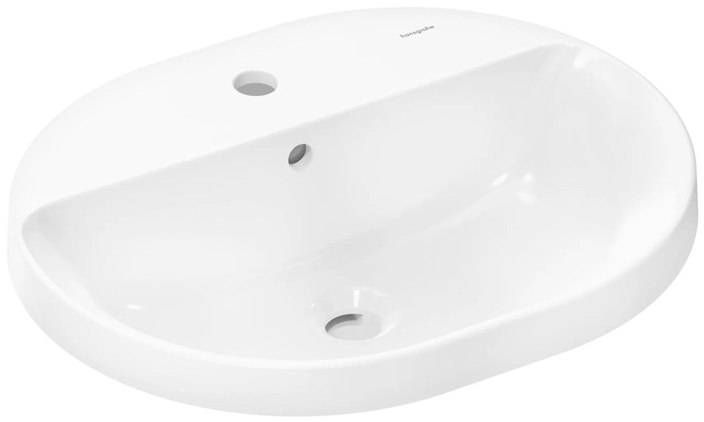 Hansgrohe Xuniva U lavoar 55x45 cm oval încastrat alb 60161450