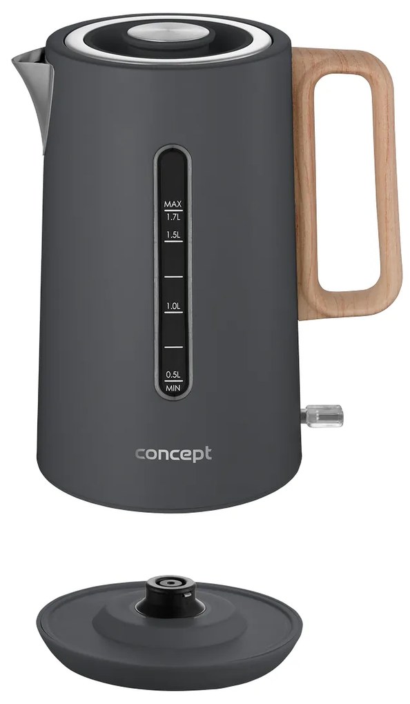 Concept RK3370 ceainic din oțel inoxidabil Modern,1,7 l