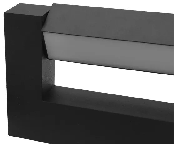 Aplică LED de exterior 2xLED/4W/230V IP54 30 cm negru