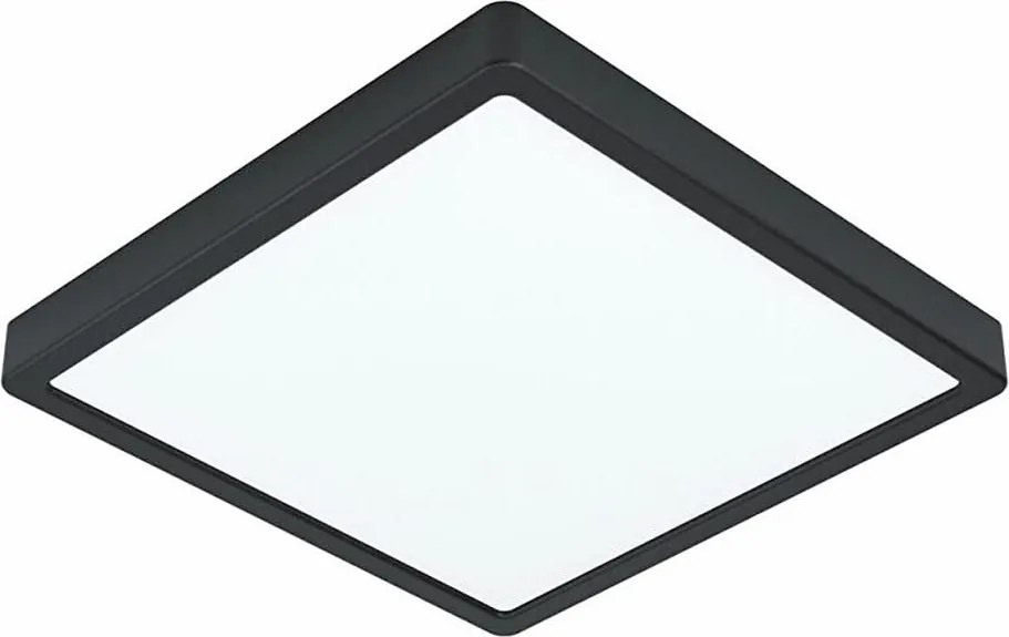 Eglo 78815 - Plafonieră LED FUEVA LED/20,5W/230V 28,5x28,5 cm neagră
