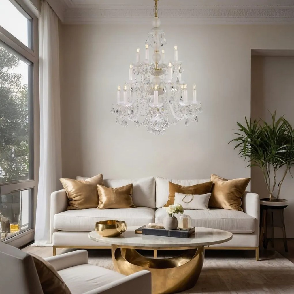 Candelabru Cristal Bohemia Exclusive Crystal Velvet 02-CH