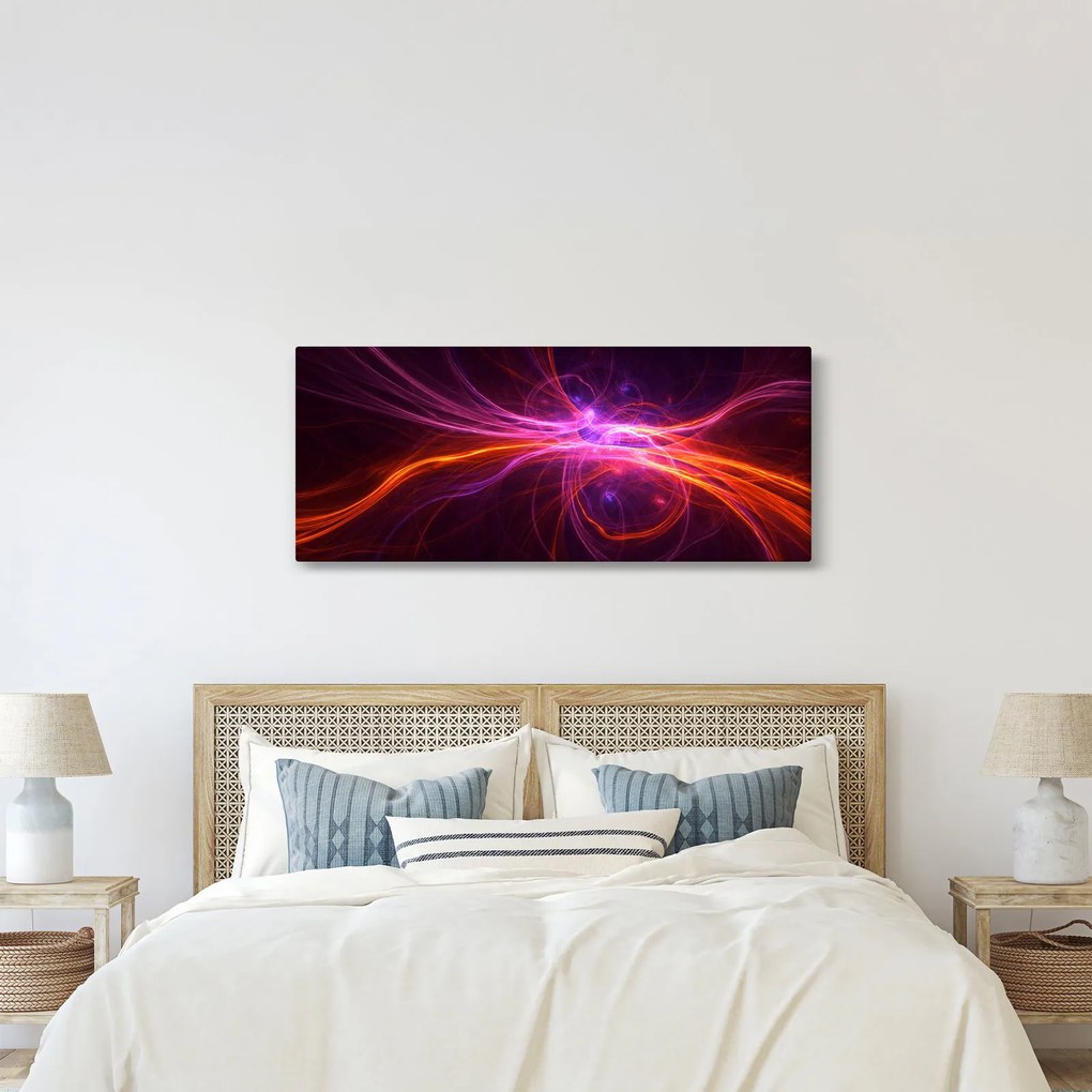 Tablou cu abstracțiune modernă (120x50 cm)