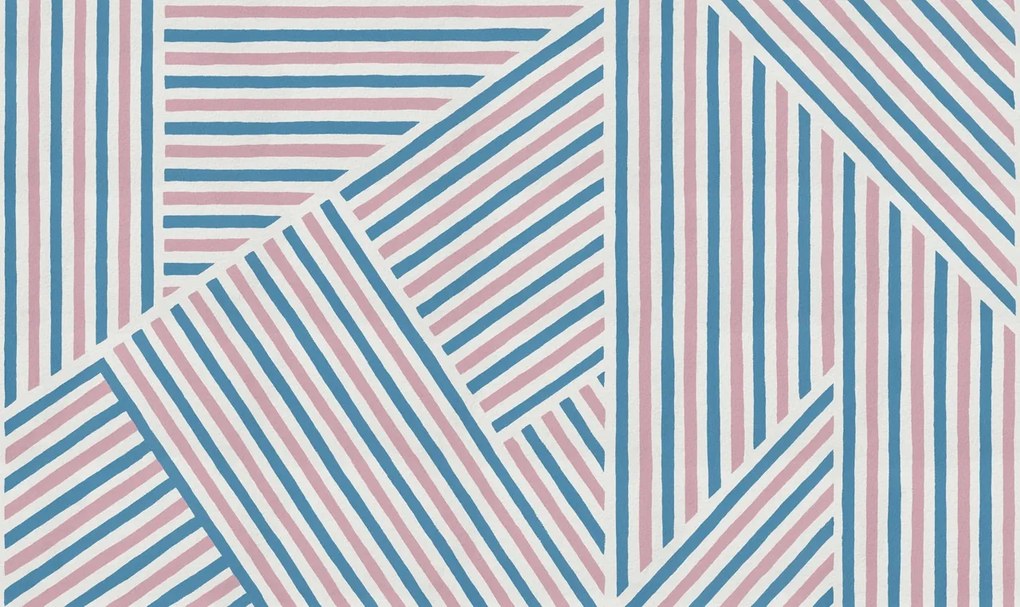 Fototapet, Different Directions, Pink &amp; Blue, Rebel Walls