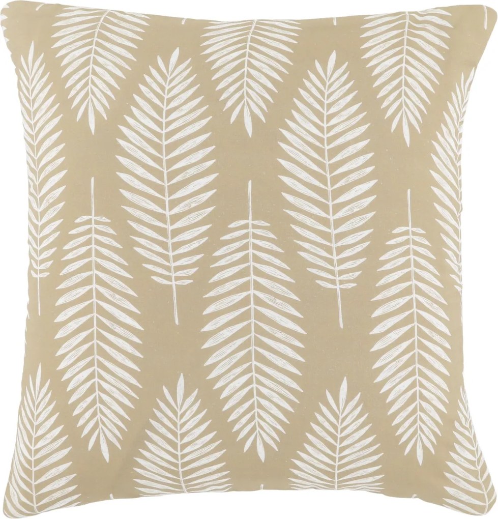 Față de pernă, din textil, cu model tropical, 50x50 cm, Zea