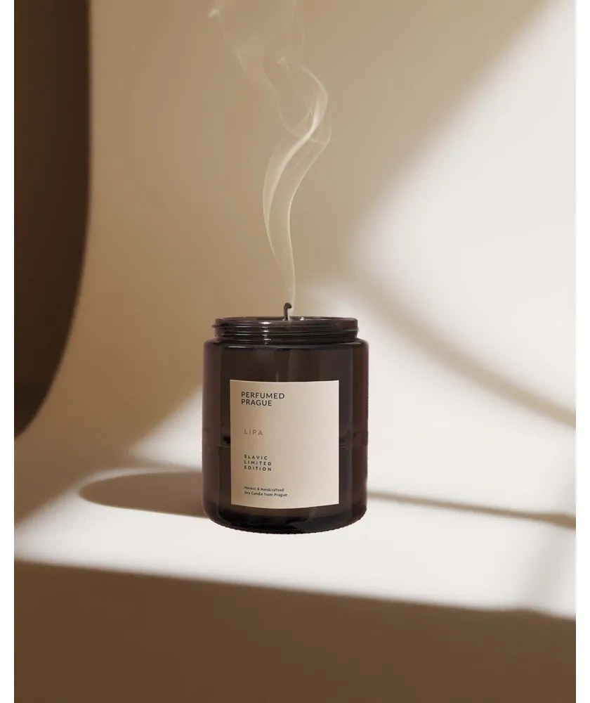 Lumânare parfumată din ceară de soia Slavic Edition: #88 Linden, Moss, Hibiscus – Perfumed Prague