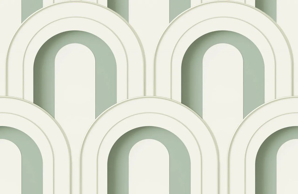 Tapet Arch Deco Bijou, Soft Green, Rebel Walls, 5 mp / rola