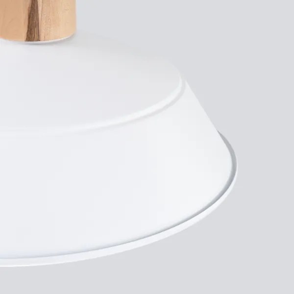 Lustră pe cablu Sollux SL.1321 FANO 1xE27/15W/230V alb