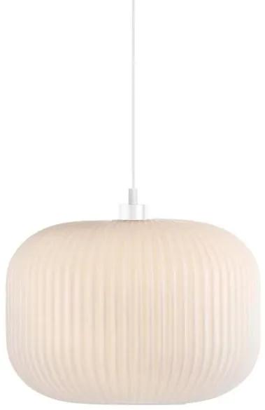Nordlux Milford lampă suspendată 1x40 W alb 46583001