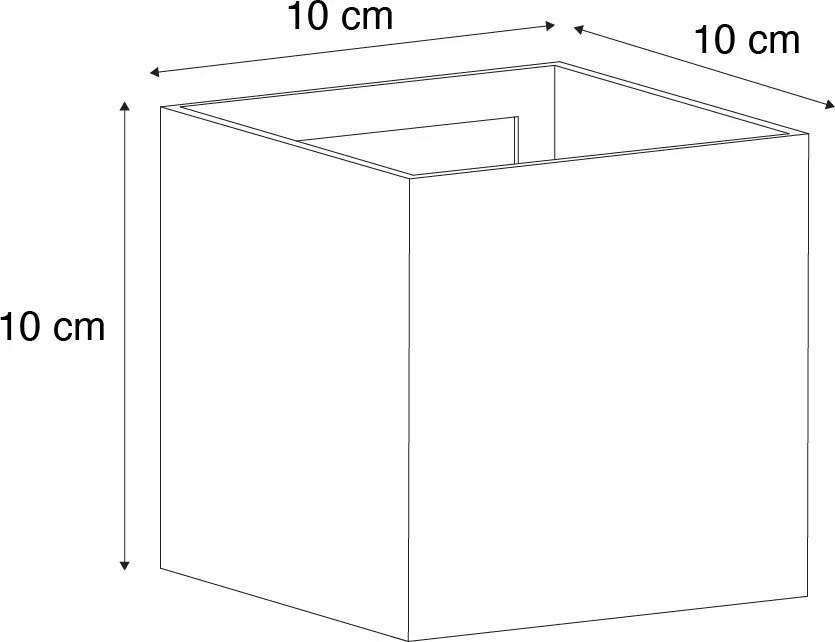 Lampă scandinavă de exterior cu imprimeu de lemn, cu LED IP54 - Edwin