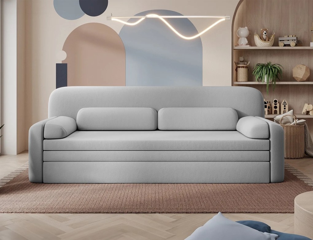 Canapea lemn masiv extensibilă Elioss Personalizabila, 236 × 89 × 87 cm - Tabbris 40