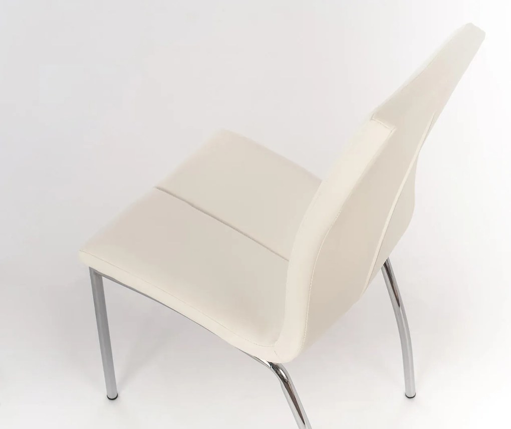 STONES Scaun din piele ecologică 43cm X 44cm H. 92cm | Aosom Romania