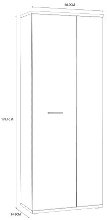 Comodă/pantofar SIMO, albă