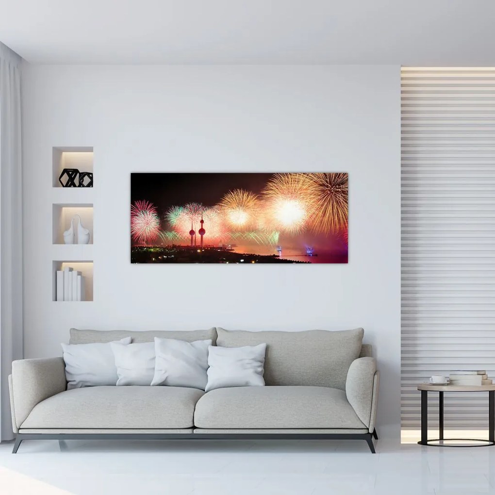 Tablou cu artificii (120x50 cm)