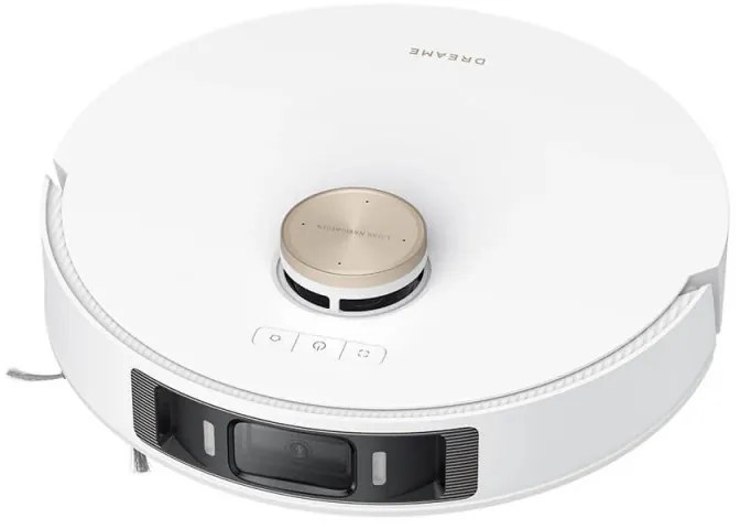 Robot aspirator cu autogolire Dreame L20 Ultra Complete, 5300 Pa, 5200 mAh, 75W, Pana la 300m², Cartografiere 3D, Senzor LDS, Uscare mop, Autonomie pana la 210 min, Alb