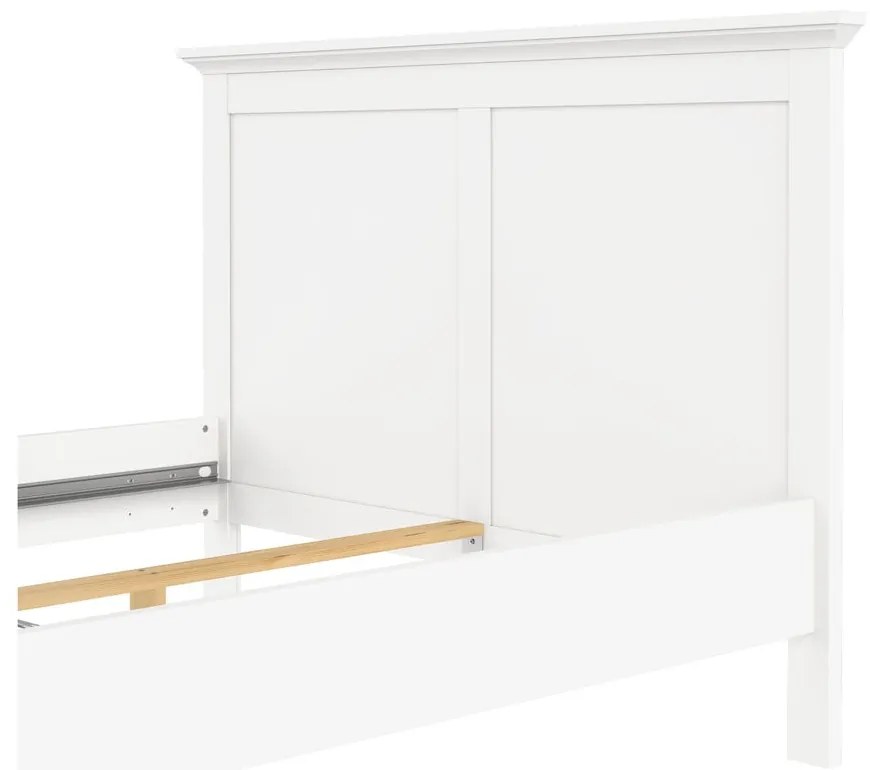 Pat matrimonial alb 140x200 cm Paris – Tvilum