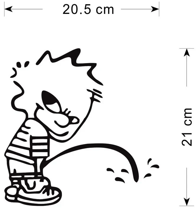 Sticker decorativ Big Boy 21x21 cm