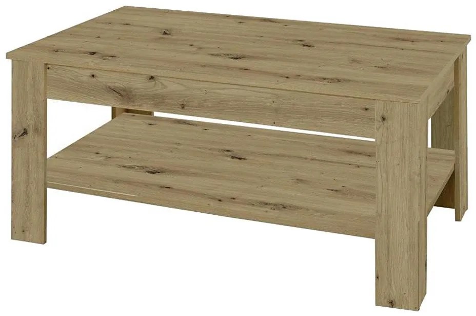 Masă de cafea COCO, stejar Artisan