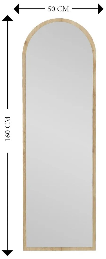 Oglinda Emma Natural 50 x 160 cm