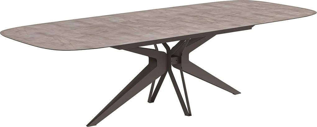 Set lemn masiv masă și scaune Nora - 8 scaune, 275 × 120 × 75 cm