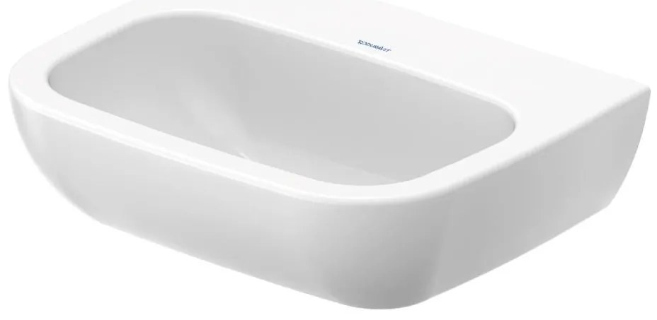 Duravit 23115500702 - Lavoar suspendat D-CODE 55 x 43 cm, ceramică, alb lucios