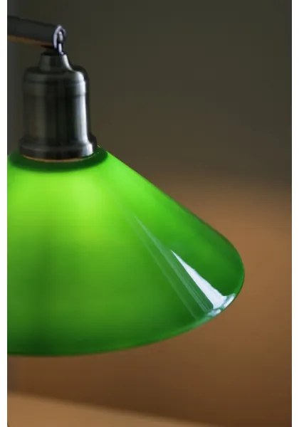 Lampă de masă Markslöjd 108864 VELA 1xE27/40W/230V alamă/verde