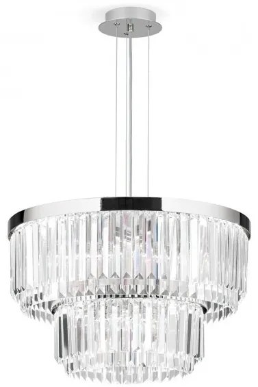 Candelabru, Lustra LED design LUX PRISM, chrome