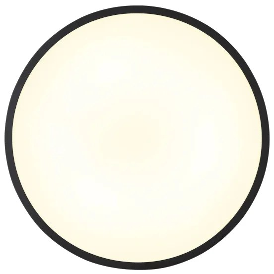 Globo 41566-20S - Plafonieră LED NIELSEN, 20W, 230V, Ø 30 cm, neagră