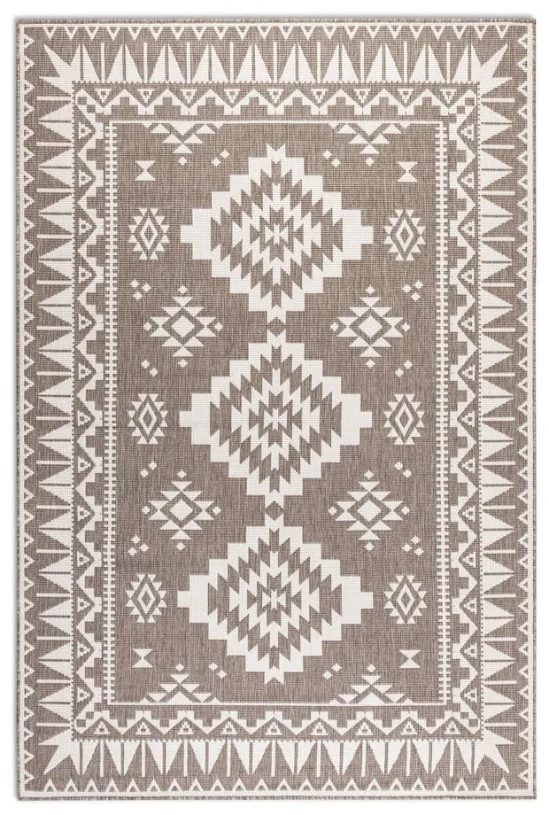 Covor de exterior maro/crem 200x290 cm Gemini – Elle Decoration