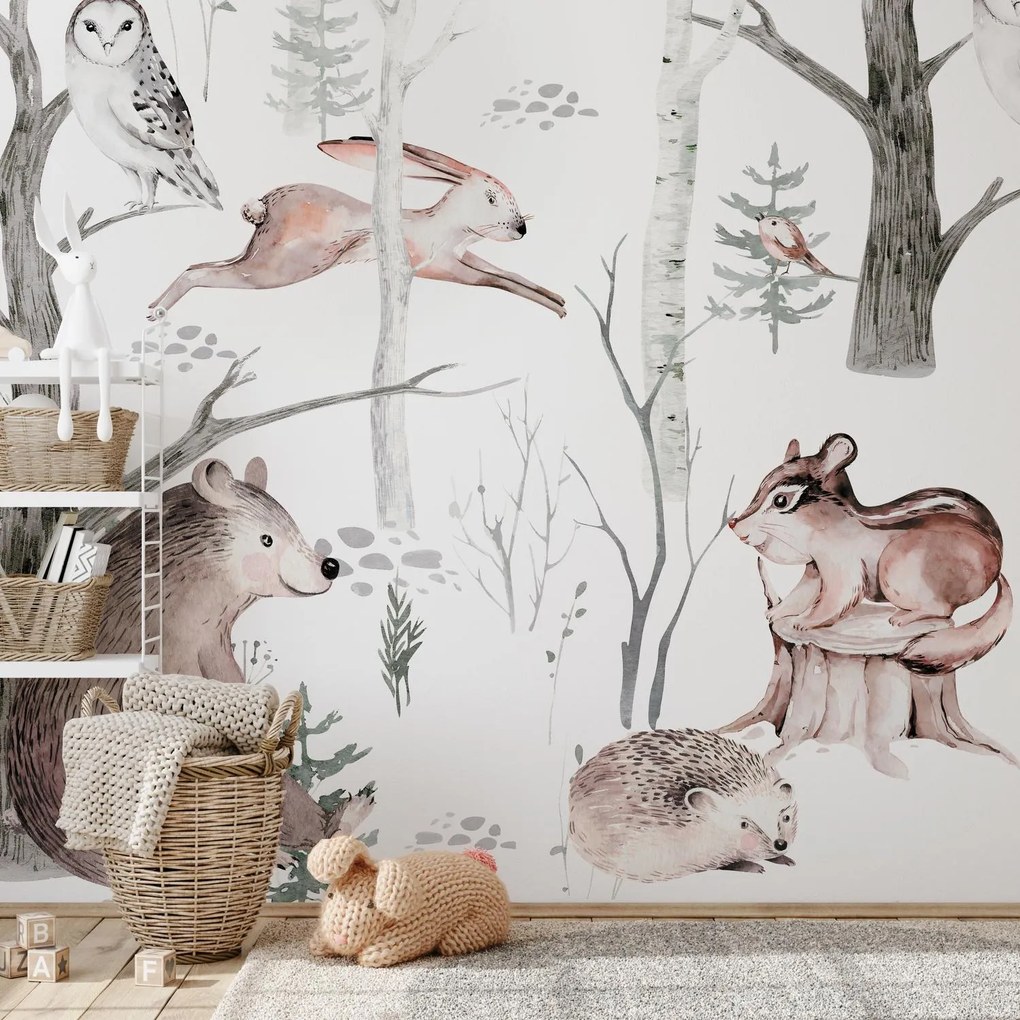 Fototapet - Animale de pădure (147x102 cm)