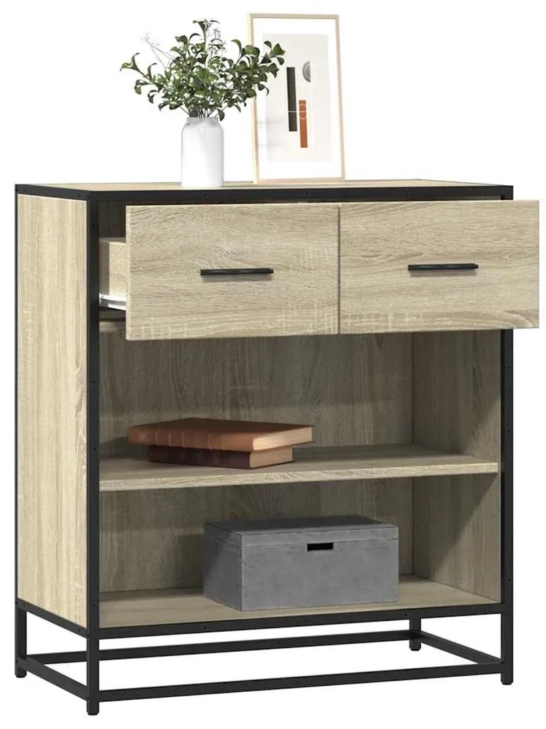 vidaXL Bufetă Stejar Sonoma 68x35x76 cm Lemn prelucrat