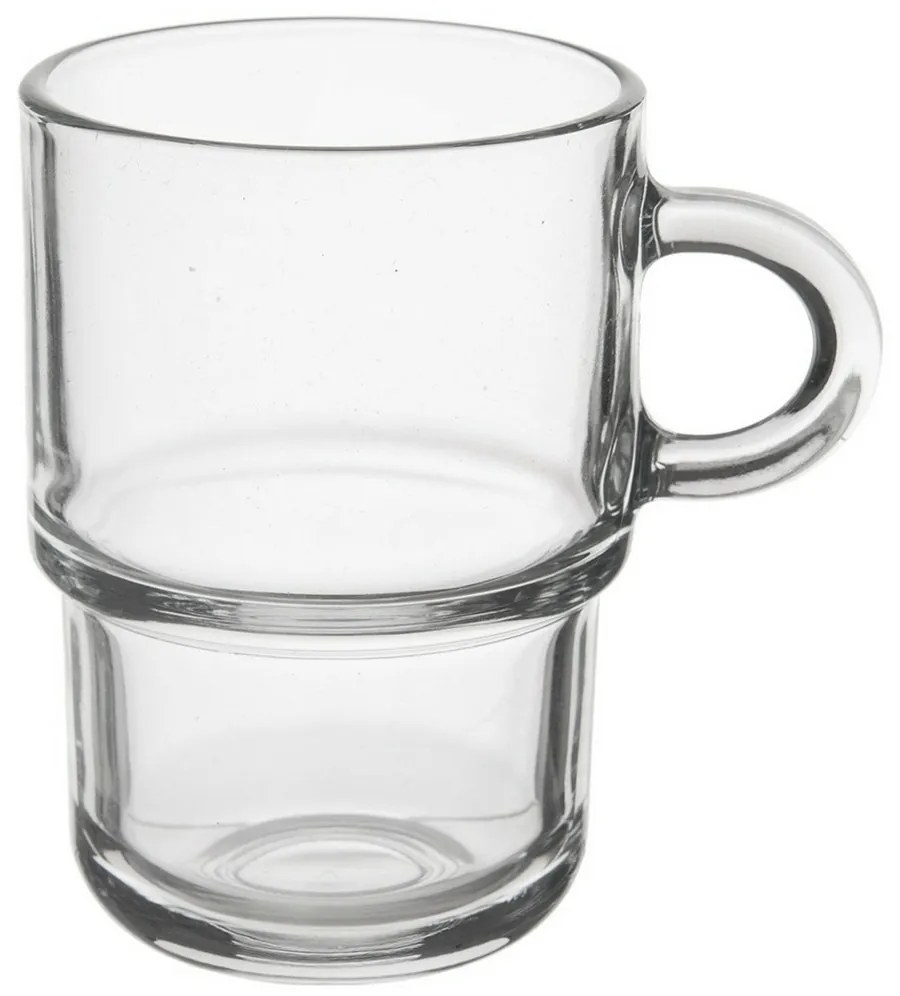 Orion Set de căni din sticlă Cozy 6 buc., 0,35 ml