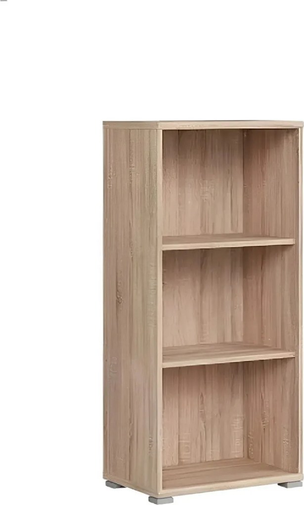 Biblioteca OFFICE, stejar sonoma, PAL, 53x35x114 cm