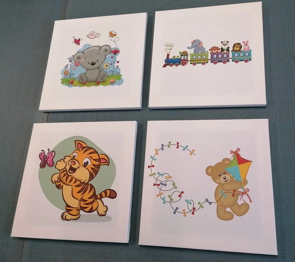 Set tablouri animăluțe colorate