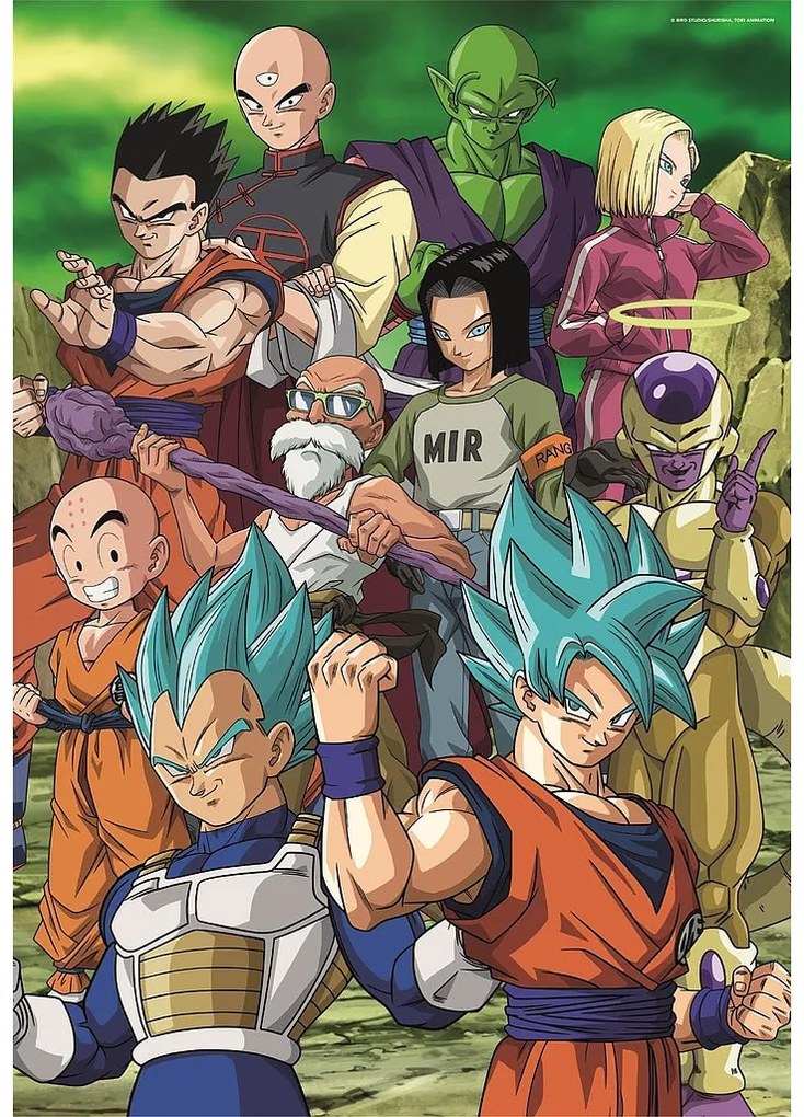 Dragon Ball 7 Team Puzzle Clementoni de 104 piese