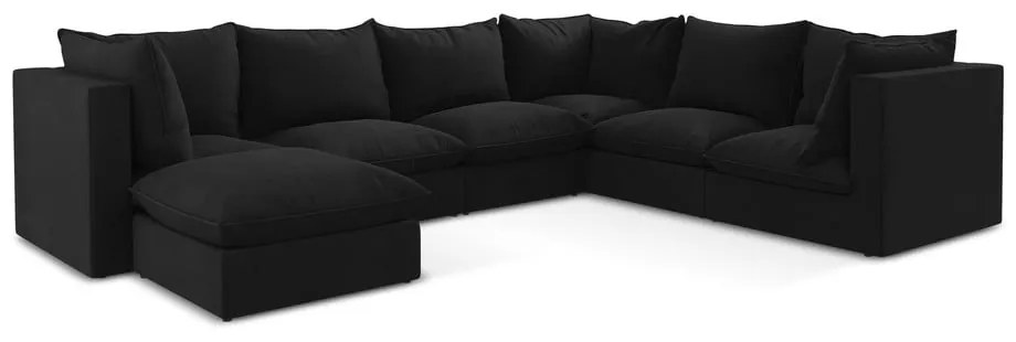 Colțar negru (cu colț pe partea dreaptă/în formă de "U") Manao – Makamii