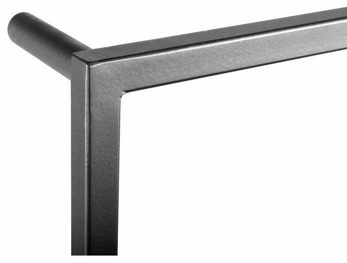 SAPHO Ska501 Ska suport pentru prosoape montat peperete 45 x 115 x 10 cm, negru mat