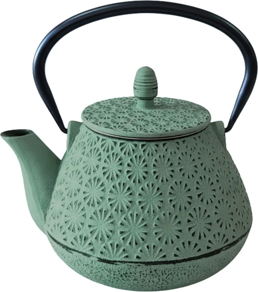 Ceainic din fontă cu infuzor TAKI, 1000 ml, turcoaz