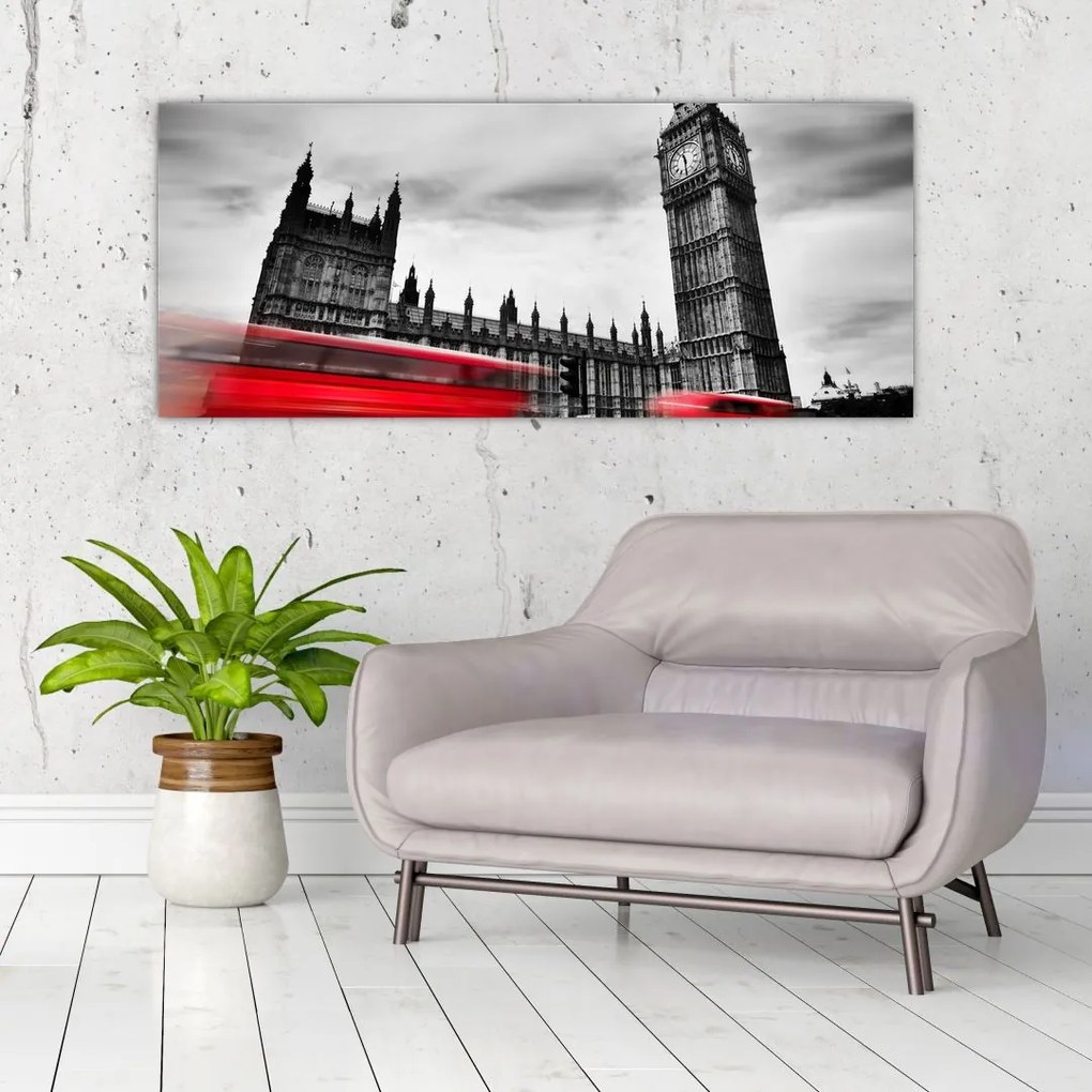 Tablou - Houses of Parliament din Londra (120x50 cm)