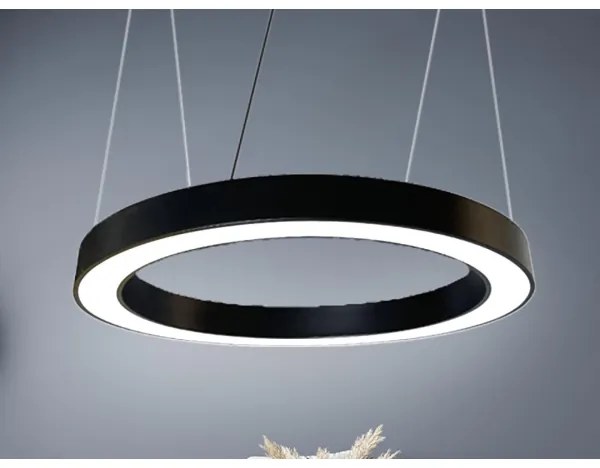 Lustră LED pe cablu LED/50W/230V 4000K d. 100 cm negru