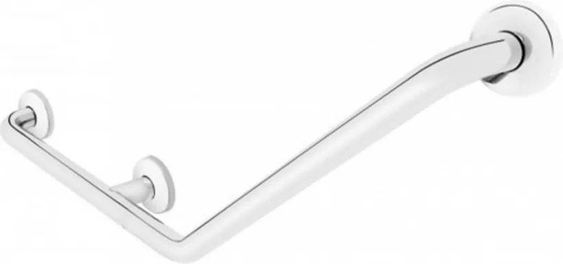 Mâner Vital din oțel curbat, cromat, montat pe perete