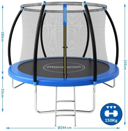 Deuba Trambulina Ø244cm cu plasa de siguranta