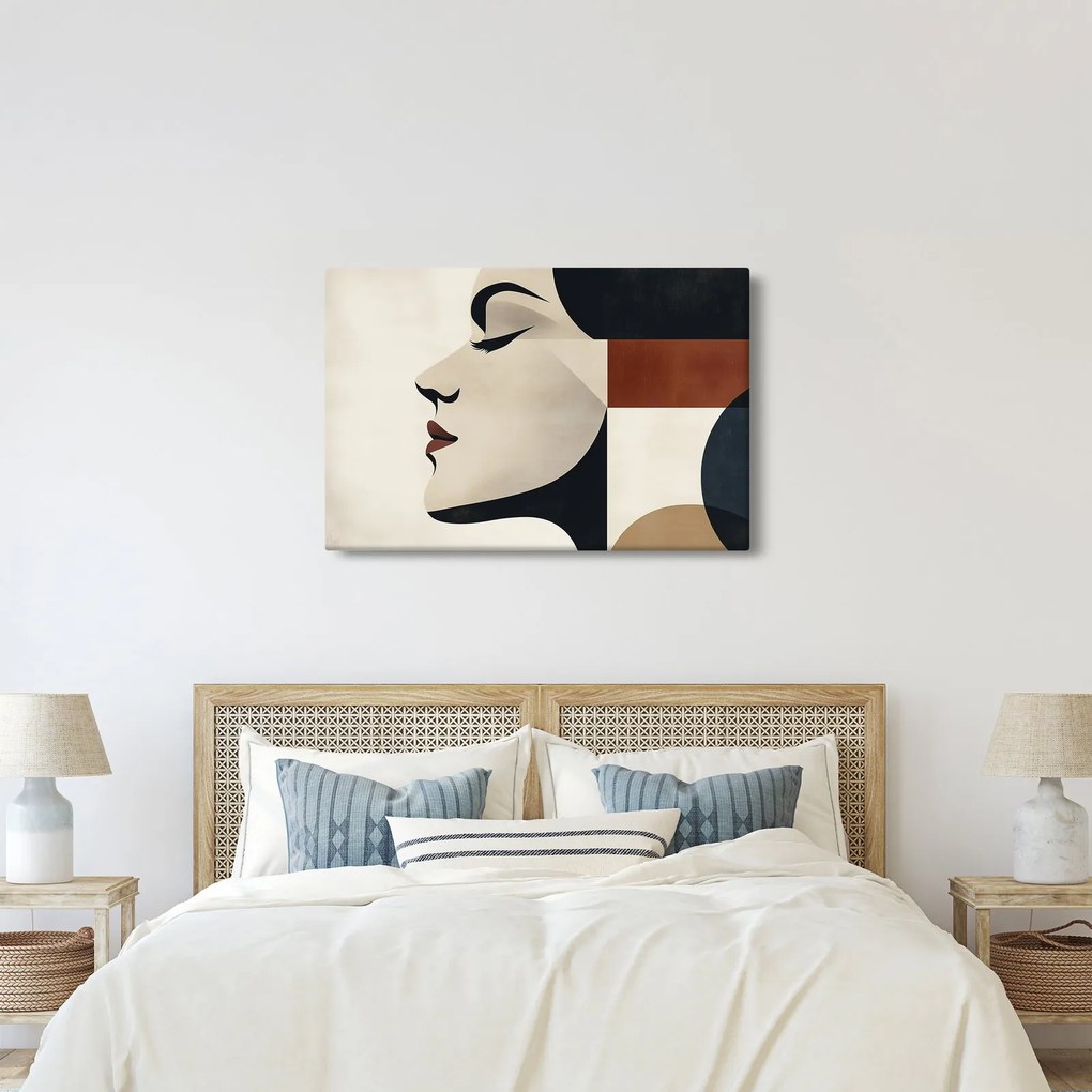 Tablou - Femeie din profil (90x60 cm)