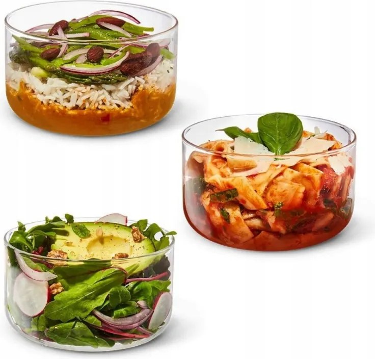 Cutie pentru pranz cupa din sticla Black+Blum GR-LB-L015, 0,75 L, Fara BPA, Gri inchis