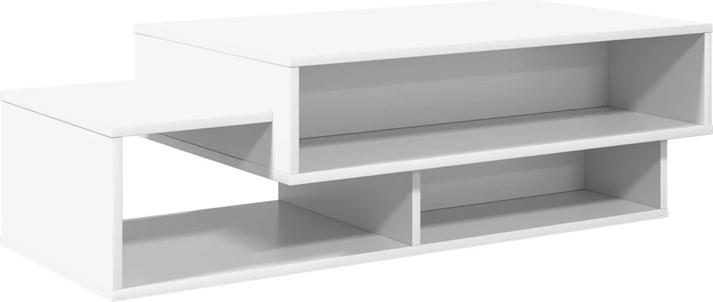 vidaXL Masă de cafea Alb 105 x 50 x 32,5 cm Lemn compozit